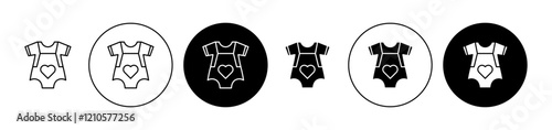 Baby overalls icon