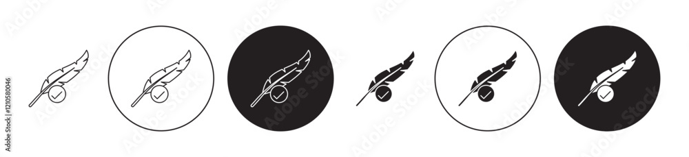 Hypoallergenic tested icons set in black filled and stroke line style Hypoallergenic tested icons set in black filled and stroke line style