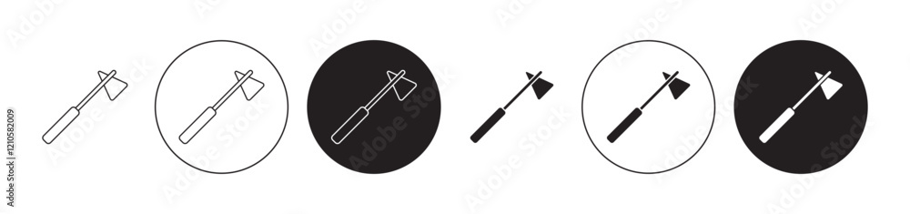 reflex hammer icons set in black filled and stroke line style reflex hammer icons set in black filled and stroke line style