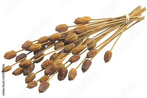 Dried Dates on Stems - Bright and Clean photo