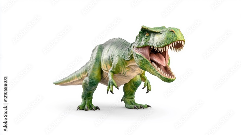 Fototapeta premium Baryonyx Dinosaur with Fish-Eating Characteristics. Generative AI