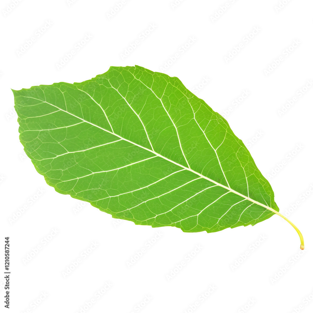 Obraz premium Green Leaf isolated on transparent background