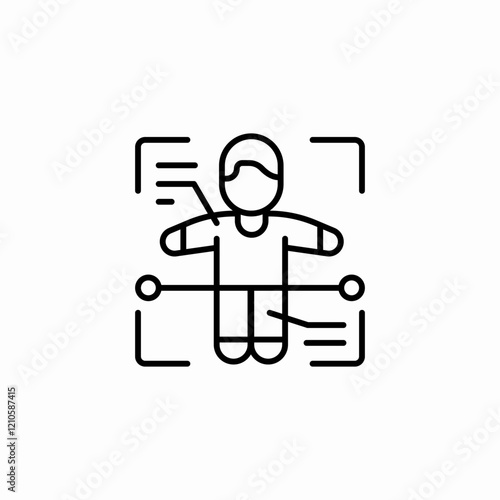 detailed reality analysis icon sign vector