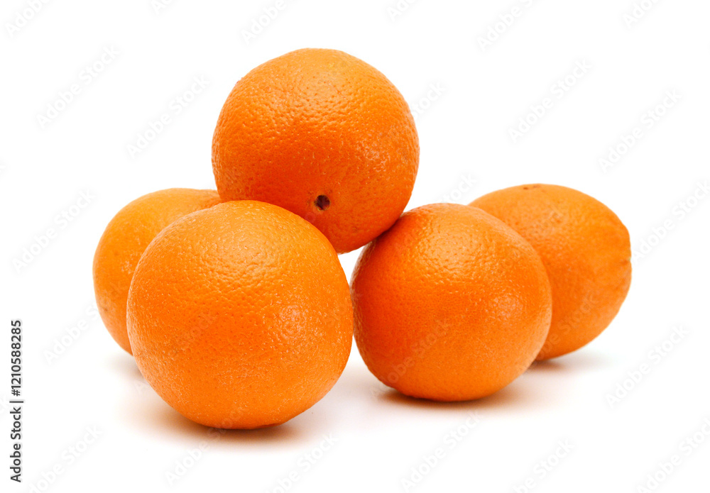 Nice fresh orange isolated on a white background Nice fresh orange isolated on a white background