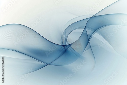 A soft, blurred abstract design in blue hues, creating a light and dreamy effect that is ideal for serene and modern themes.