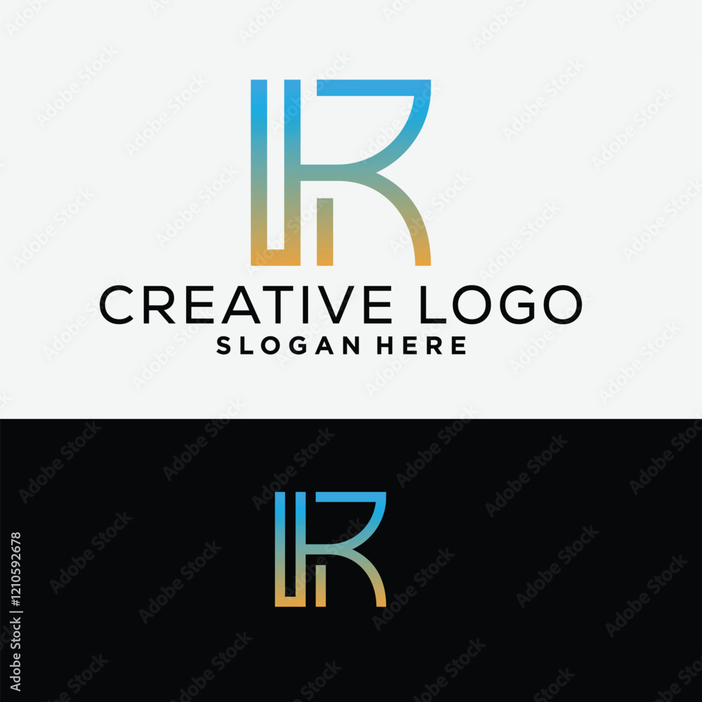 r logo design symbol vector abstract monogram initial letter r logo design symbol vector abstract monogram initial letter