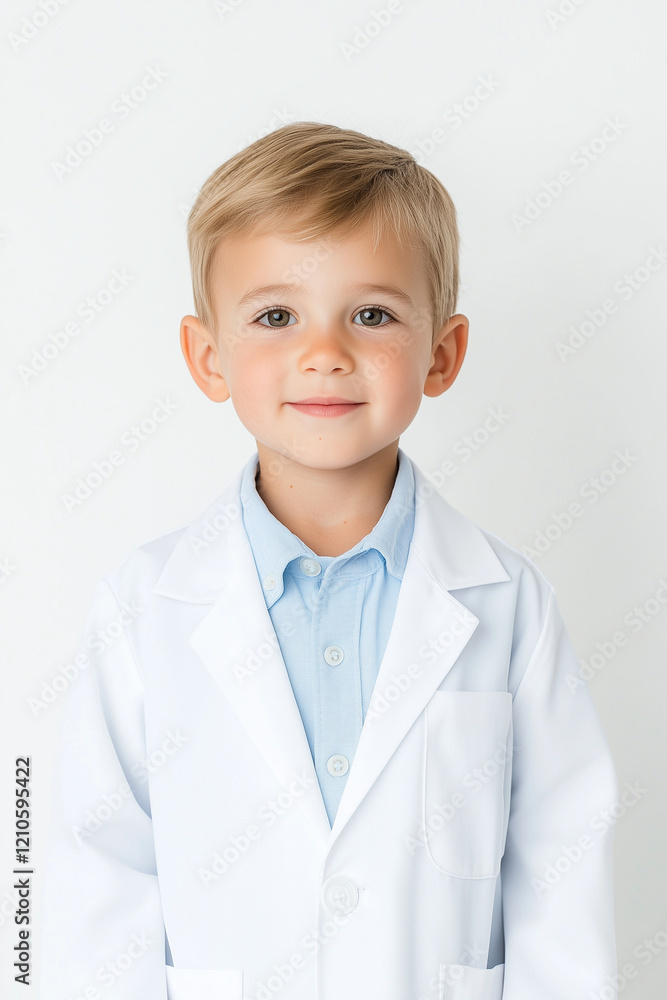 portrait of a child doctor