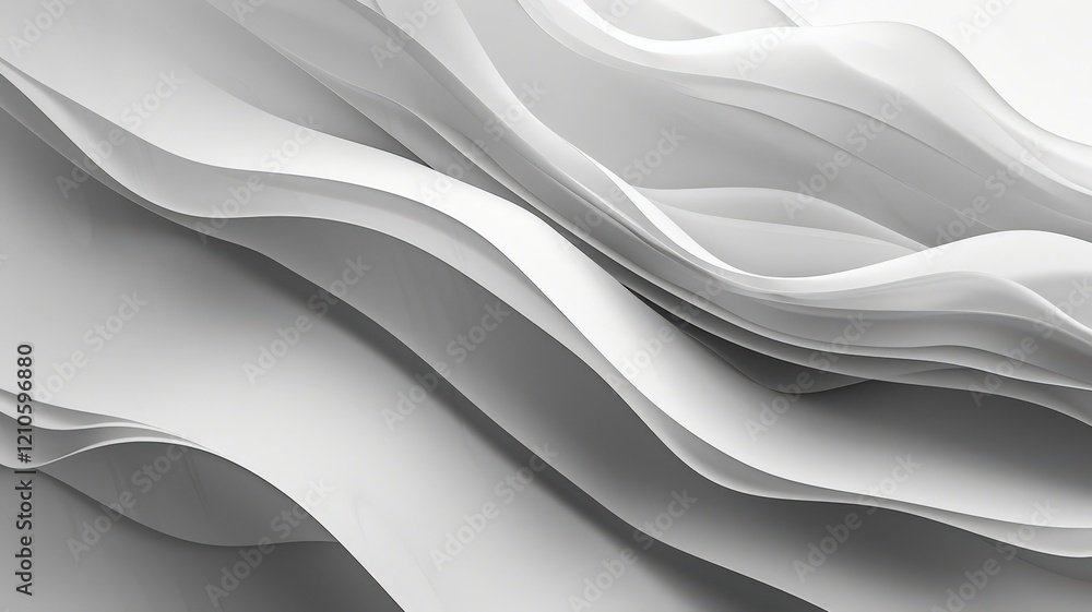 Obraz premium Abstract Background: Gradient Textures in Shades of Gray, White, and Black Creating a Sense of Depth and Movement