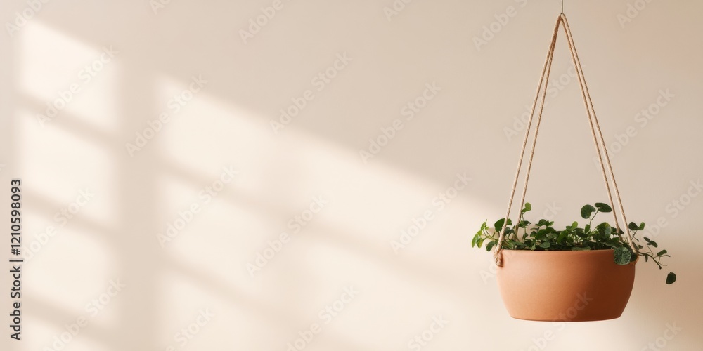 Minimalist Urban Oasis Macrame Hanging Planter with Ivy - Eco-Friendly Decor for Modern Interiors in Sustainable Architecture and Residential Wellness Spaces Minimalist Urban Oasis Macrame Hanging Planter with Ivy - Eco-Friendly Decor for Modern Interiors in Sustainable Architecture and Residential Wellness Spaces