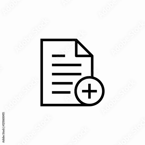 file creation icon sign vector