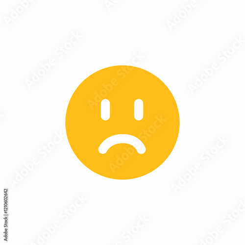 sad customer icon sign vector