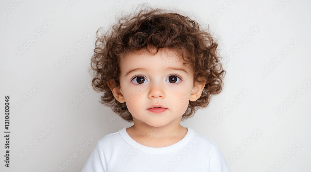 Naklejka premium portrait of a baby