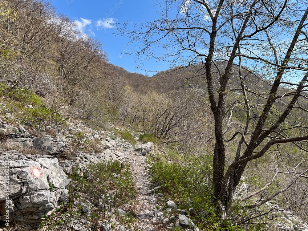 Premuzic hiking trail or Premuzic Trail - Velebit Nature Park, Croatia or Premuzic-Wanderweg or Premuzic's Trail (Pješački planinarski put Premužićeva staza - Park prirode Velebit, Hrvatska) Premuzic hiking trail or Premuzic Trail - Velebit Nature Park, Croatia or Premuzic-Wanderweg or Premuzic's Trail (Pješački planinarski put Premužićeva staza - Park prirode Velebit, Hrvatska)