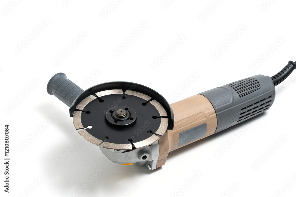 Angle grinder isolated on white background. Angle grinder isolated on white background.