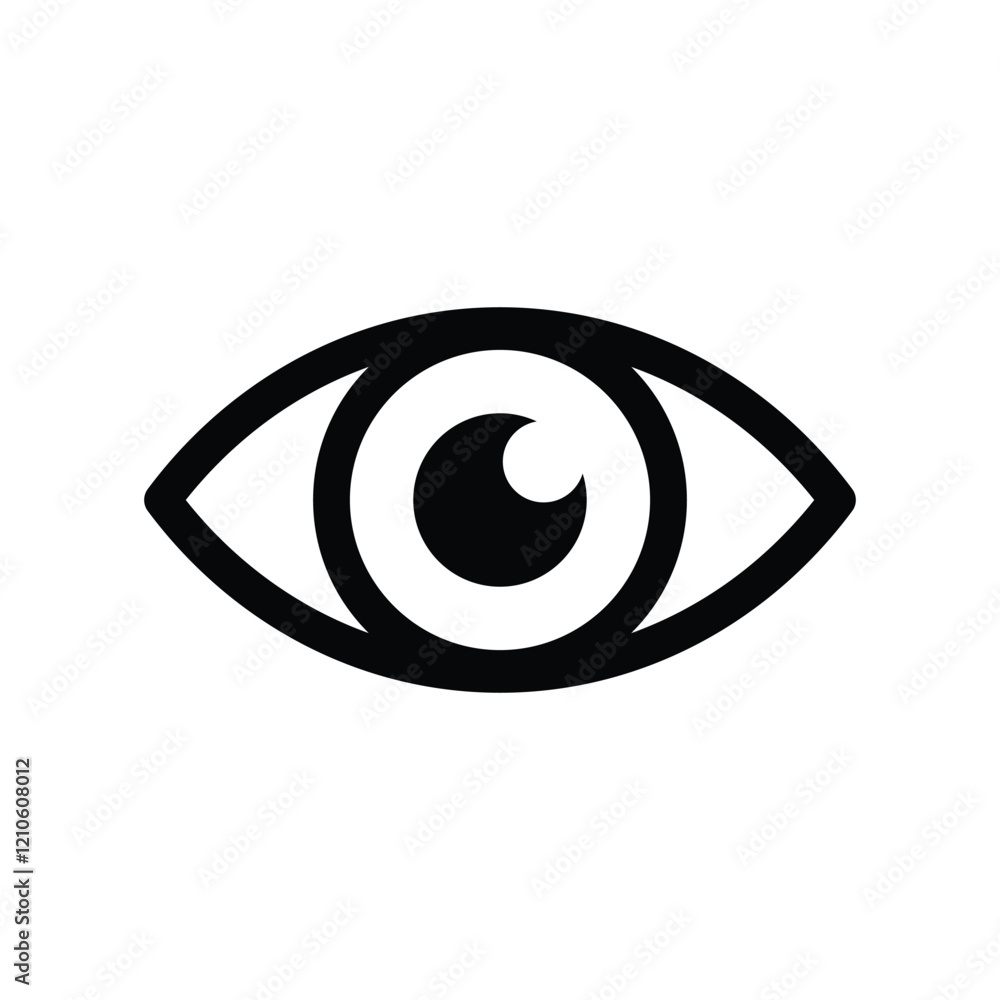 eye icon vector illustration vision look view see sign symbol eye icon vector illustration vision look view see sign symbol