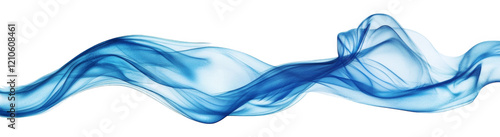 blue smoke on white background