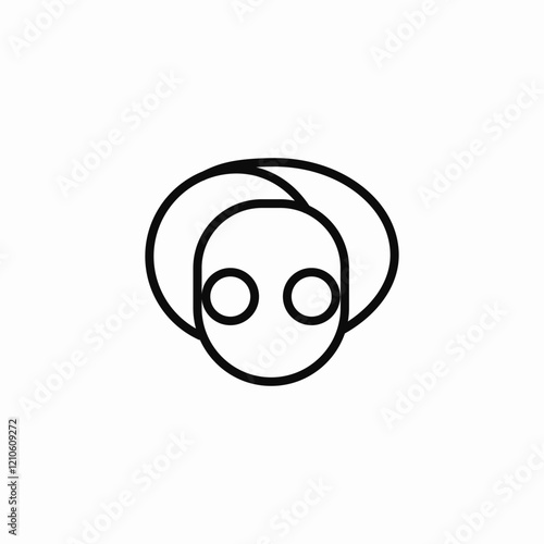 beauty eye mask icon sign vector