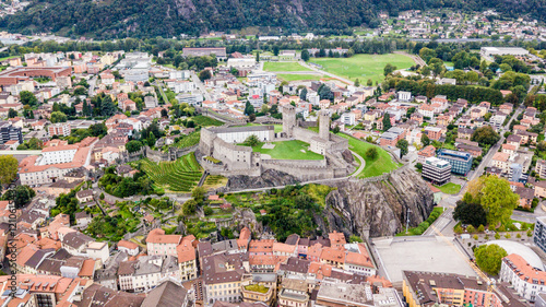 Aerial View of Castelgrande