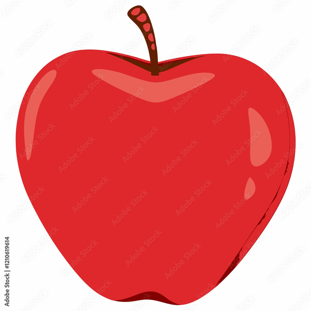 Red apple, Vector Graphic Illustration Red apple, Vector Graphic Illustration