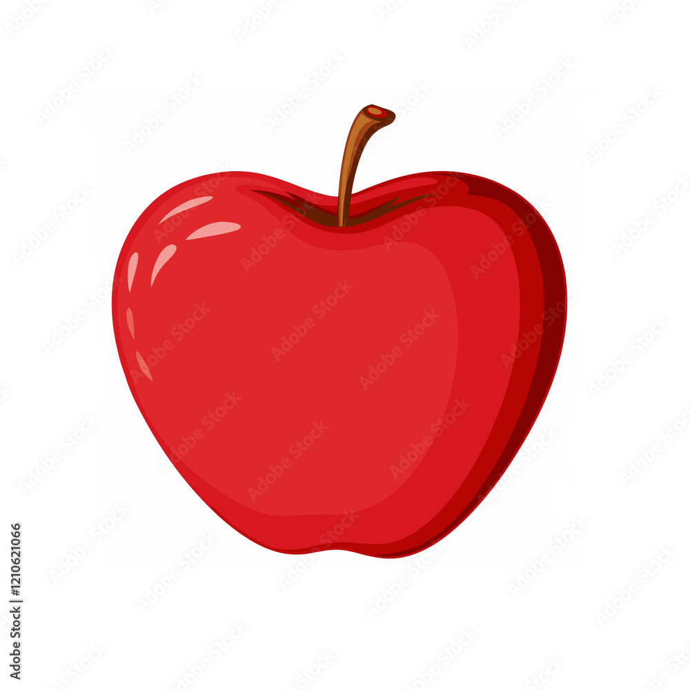 Red apple, Vector Graphic Illustration Red apple, Vector Graphic Illustration