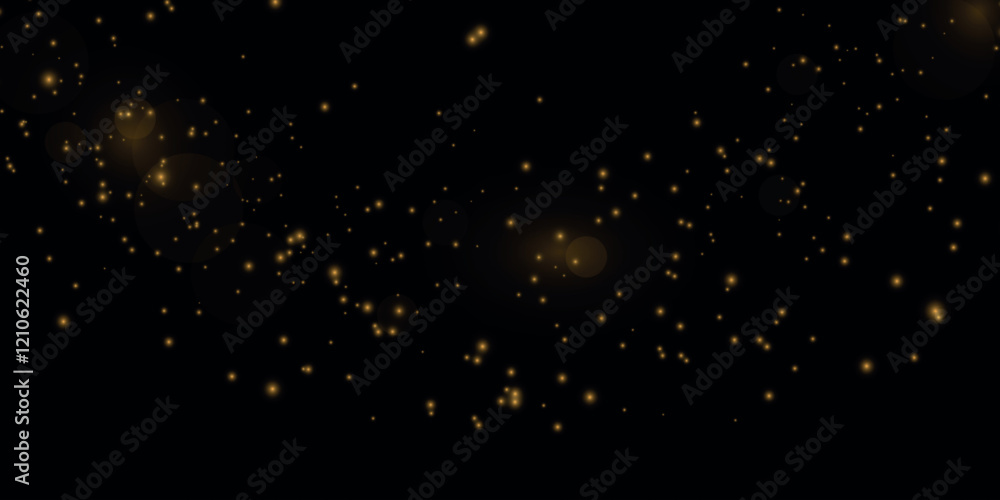 Gold sparks and golden stars glitter special light effect. Vector sparkles on transparent background. Christmas abstract. Gold sparks and golden stars glitter special light effect. Vector sparkles on transparent background. Christmas abstract.