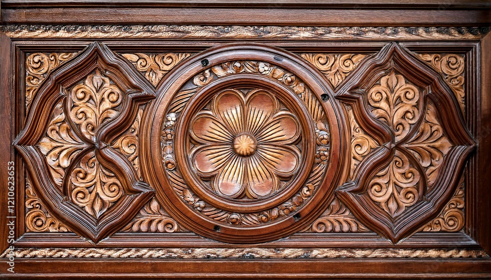 Obraz premium antique wooden door