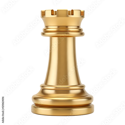 golden icon of a chess rook piece