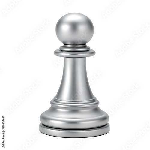 silver icon of a chess pawn piece