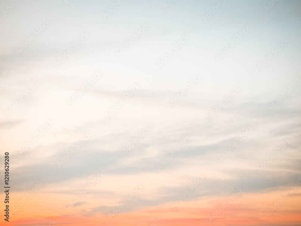 Fototapeta premium Soft Pastel Ethereal Sky Abstract Background for Design
