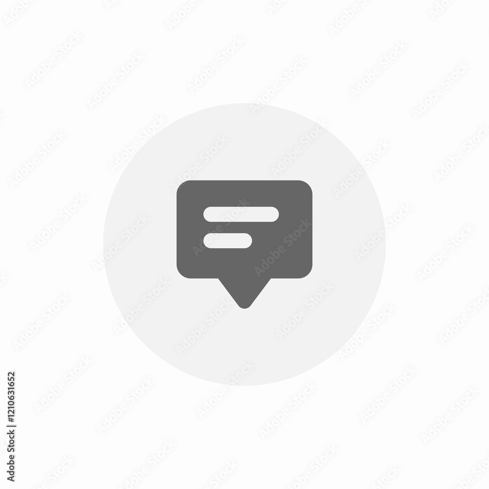 comment response icon sign vector comment response icon sign vector