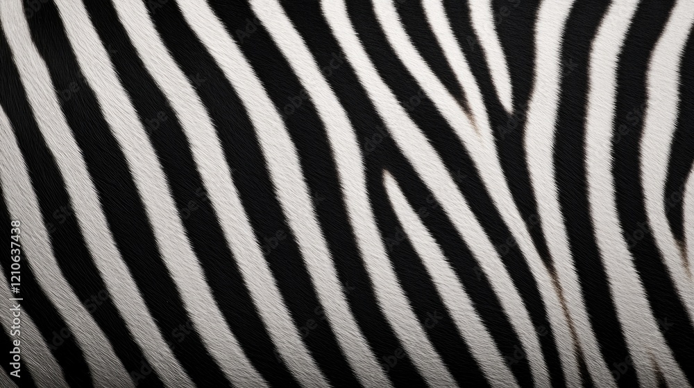 top-down view of zebra fur showcasing high-contrast black and white striped patterns in focus top-down view of zebra fur showcasing high-contrast black and white striped patterns in focus