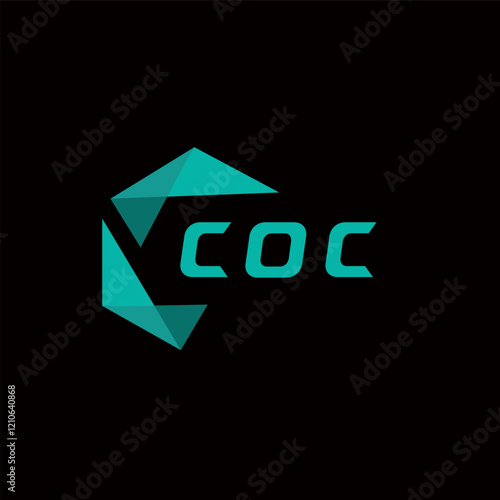COC creative minimalist letter logo. COC unique vector initials alphabet letter logo design