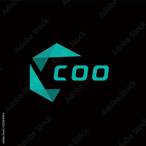 COO creative minimalist letter logo. COO unique vector initials alphabet letter logo design