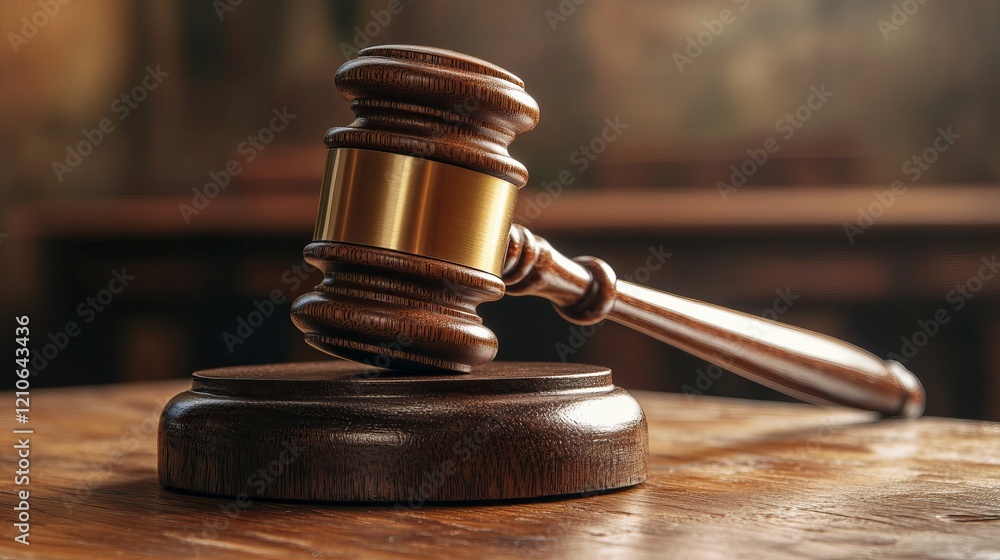 A judge's gavel resting on a wooden table beside an AI bot, illustrating the relationship between artificial intelligence and legal frameworks A judge's gavel resting on a wooden table beside an AI bot, illustrating the relationship between artificial intelligence and legal frameworks