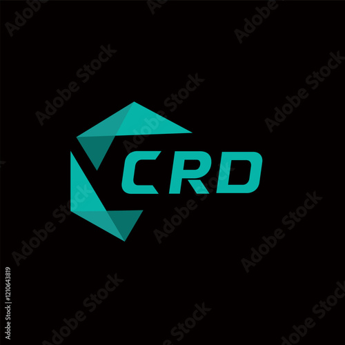 CRD creative minimalist letter logo. CRD unique vector initials alphabet letter logo design