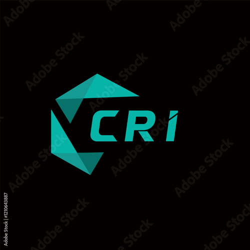 CRI creative minimalist letter logo. CRI unique vector initials alphabet letter logo design
