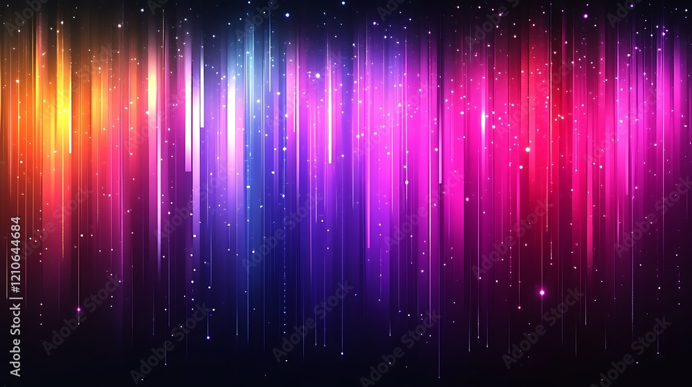Abstract Colorful Vertical Light Streaks Background Abstract Colorful Vertical Light Streaks Background
