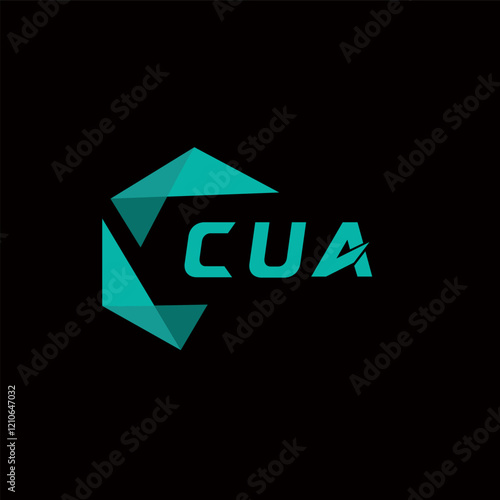 CUA creative minimalist letter logo. CUA unique vector initials alphabet letter logo design