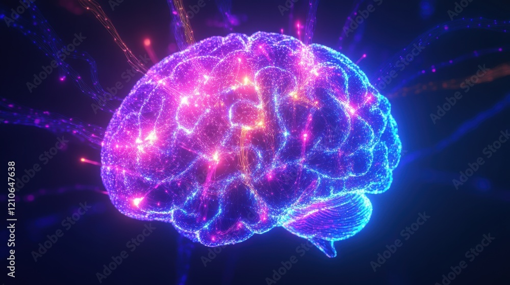 custom made wallpaper toronto digitalBrain-Shaped Network Of Interconnected Nodes