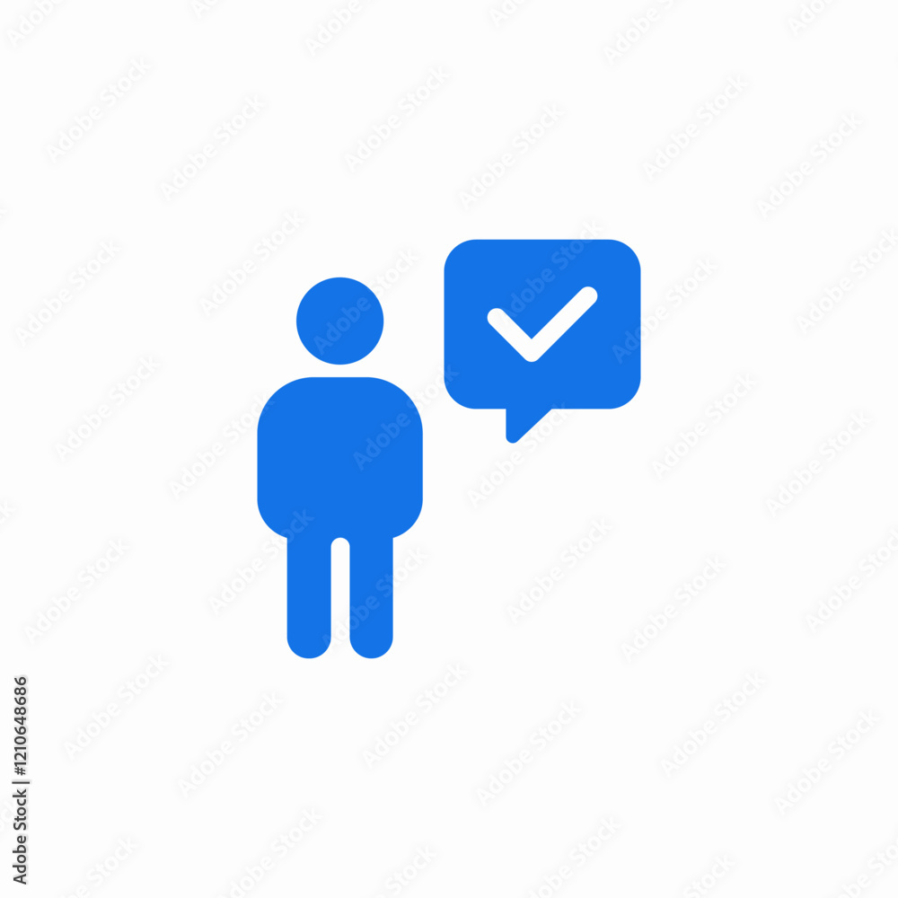 comment completed icon sign vector comment completed icon sign vector