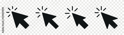 mouse click cursor arrow icons