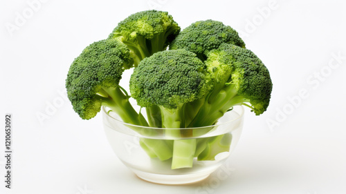 Fresh Broccoli in Bowl photo