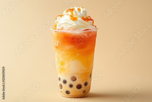 Refreshing Creamy Bubble Tea Delight photo