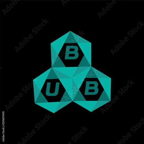 BUB creative minimalist letter logo. BUB unique vector initials alphabet letter logo designBUB creative minimalist letter logo. BUB unique vector initials alphabet letter logo design photo