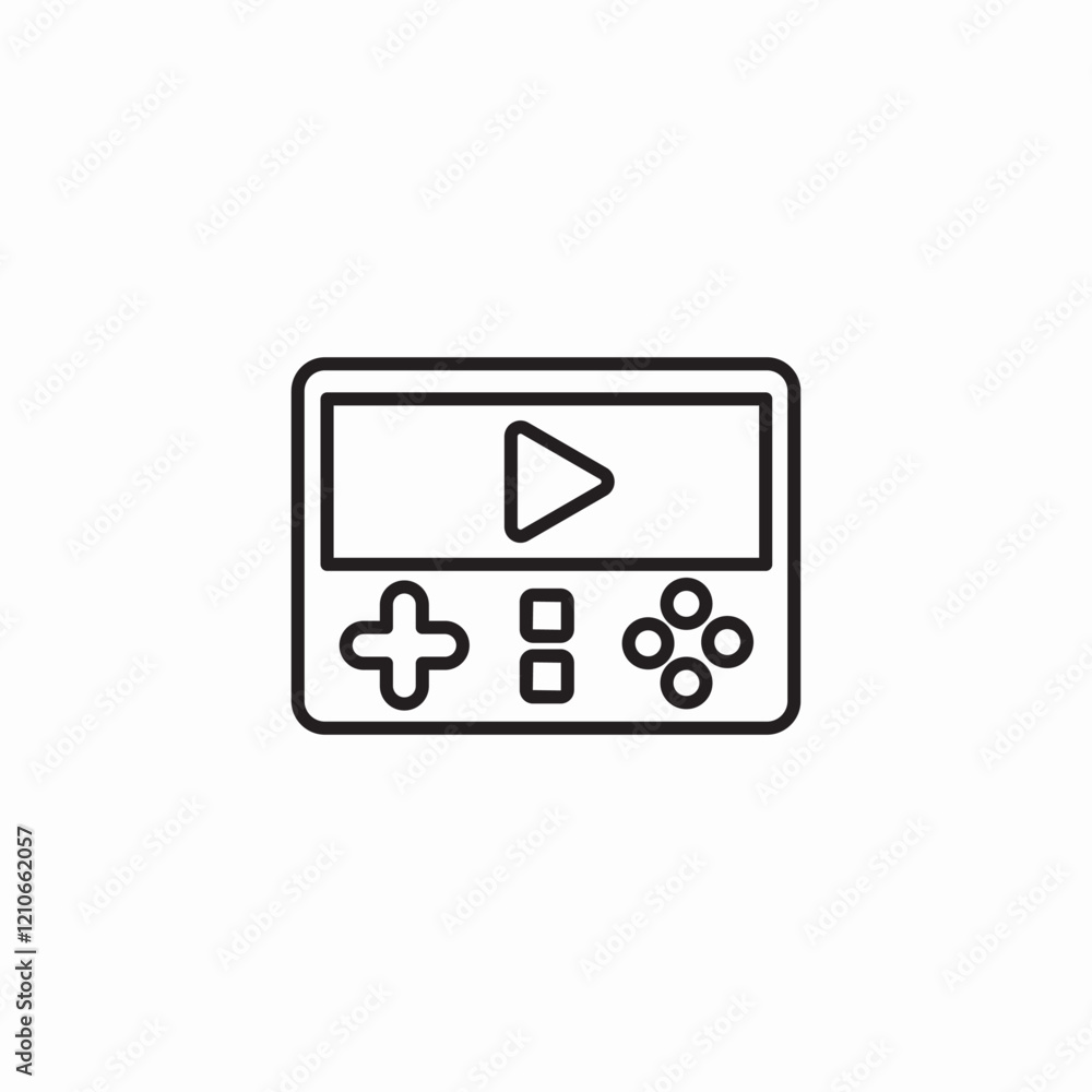 gaming console icon sign vector gaming console icon sign vector