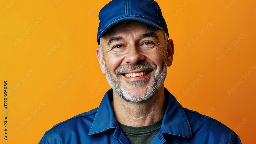 The Smiling Worker Portrait The Smiling Worker Portrait