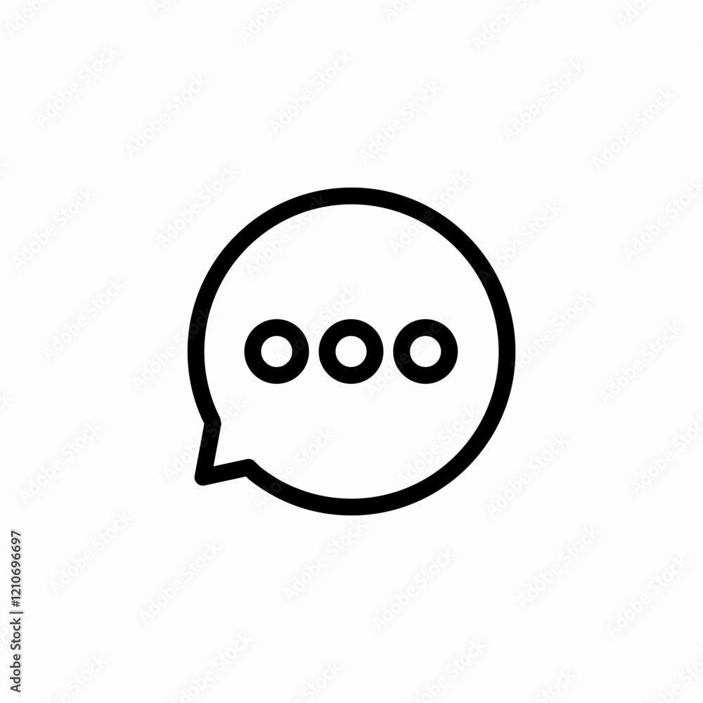 discussion response icon sign vector discussion response icon sign vector