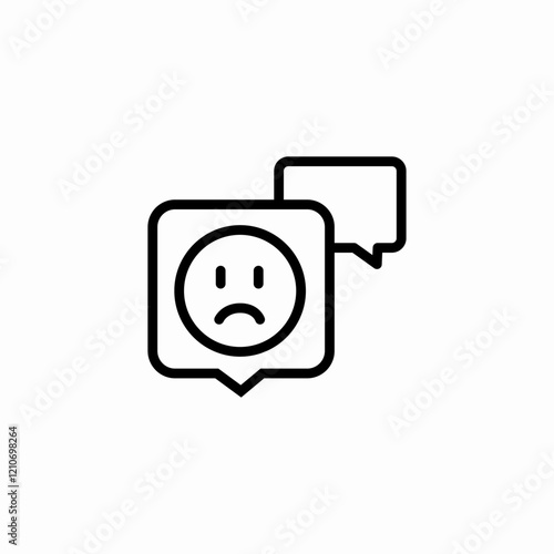 negative interaction icon sign vector