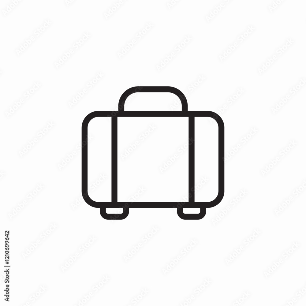suitcase luggage icon sign vector suitcase luggage icon sign vector