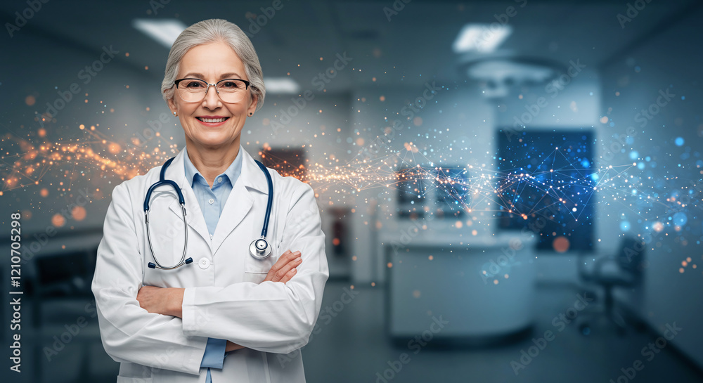 Portrait of a smiling female doctor Portrait of a smiling female doctor